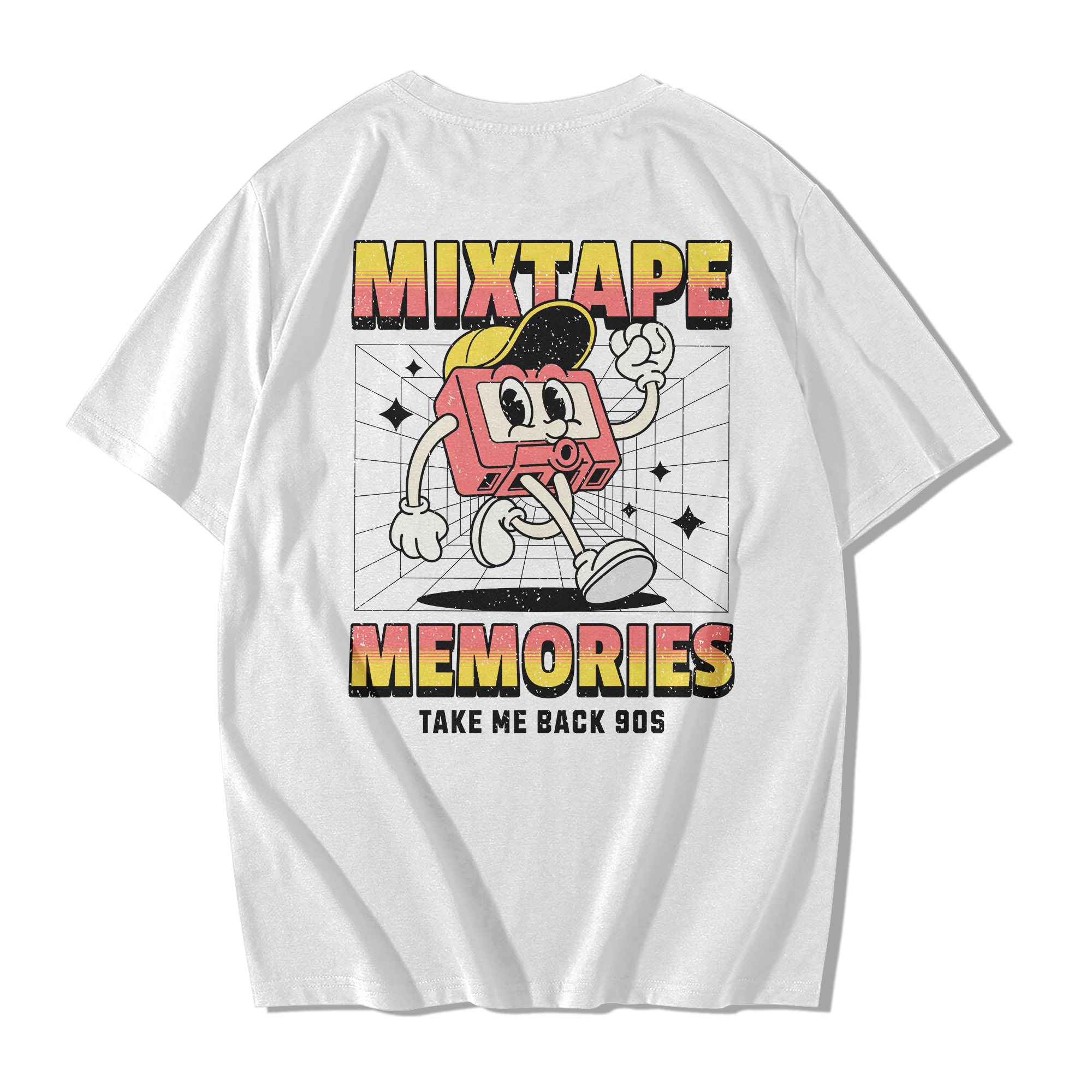 Alfaq MixTape Oversized T-Shirt for Men